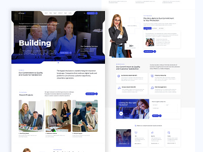 Business Consulting landing branding business car insurance company construction consulting corporate websites figma finance health insurance insurance life insurance portfolio product template