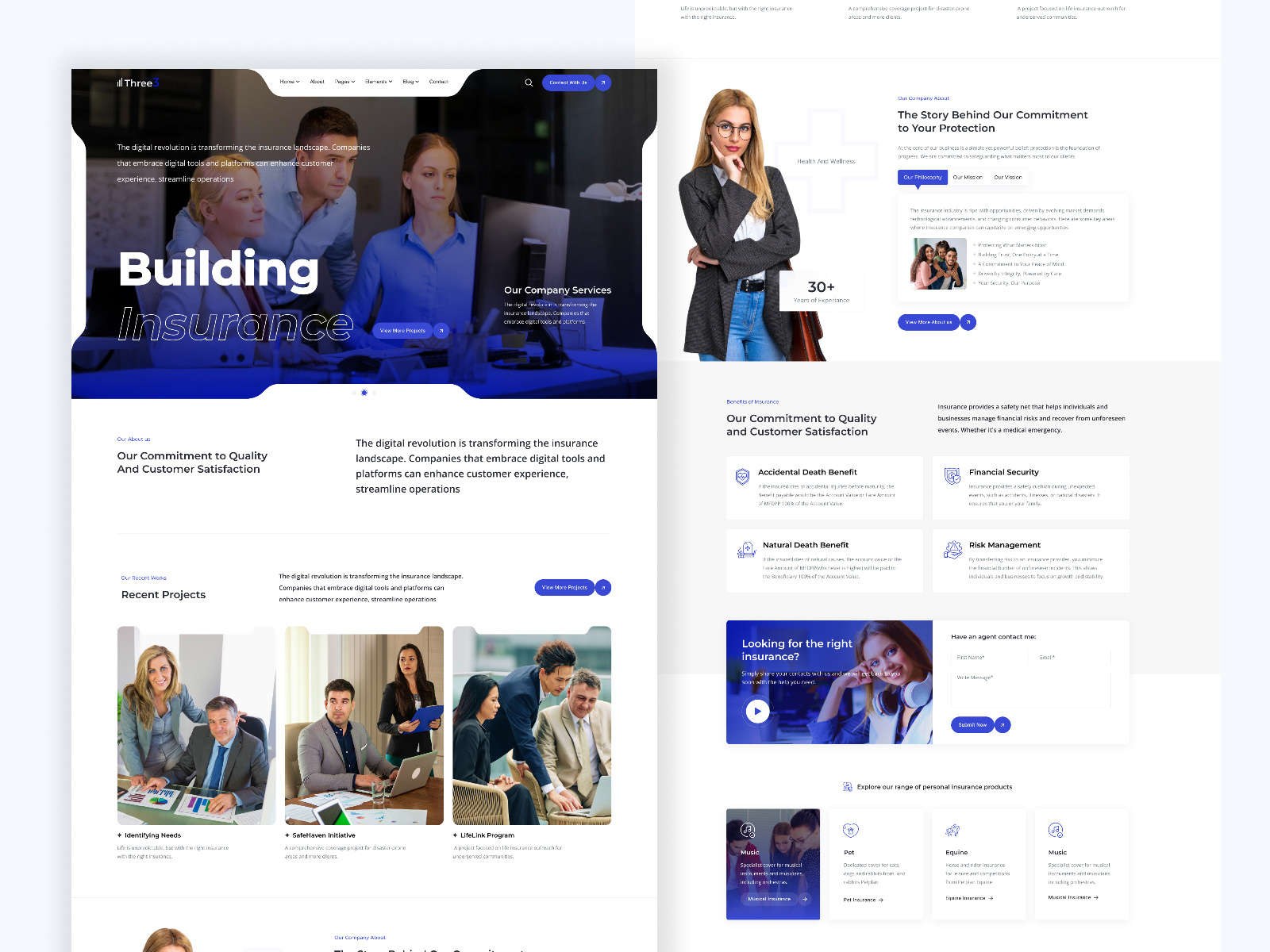 Example of Figma To Html, React & Next.Js Website