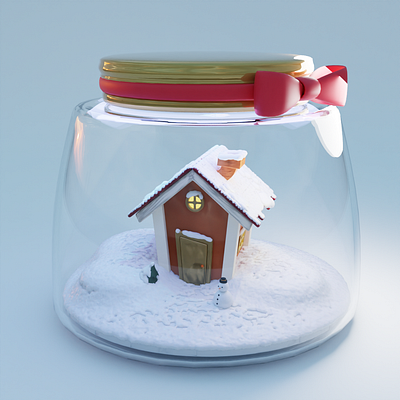 House in a Jar 3d