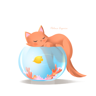 Comfy place to sleep cats illustration character design children art children book children book illustration childrens book coloful digital art digital painting illustration kidlit kidlitart kids illustration kitten picture book red cat