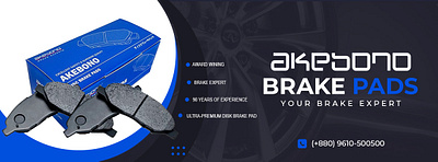 Brake Pad Banner Design brake pad graphic design social media post