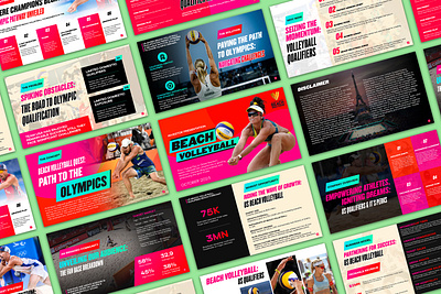 Beach Volleyball - Investor Pitch Deck adobe photoshop creative presentation design graphic design investor deck investor pitch deck investor presentation investor presentation design mock up pitch deck pitch deck design powerpoint powerpoint presentation ppt presentation presentation design presentation template sports investor deck volleyball