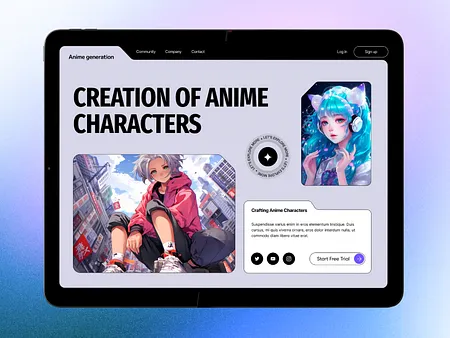Browse thousands of Anime Website images for design inspiration | Dribbble