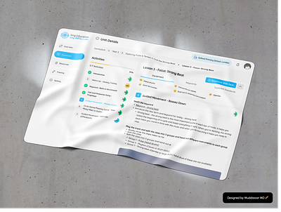 Singing Education - Student Management Dashboard UI UX Design application design creative ui design dashboard design dashboard ui design dashboard ui ux dashboard ui ux design dashboard ux design light dashboard muddassar md singing dashboard ui ui ux ui ux design ux web ui design web ui ux web ui ux design web ux design