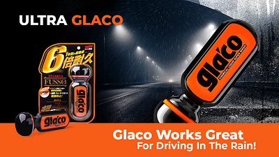 Ultra Glaco Social Media Design car product graphic design social media post ultra glaco