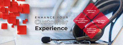 Customer Care Banner Design call center customer care graphic design social media post