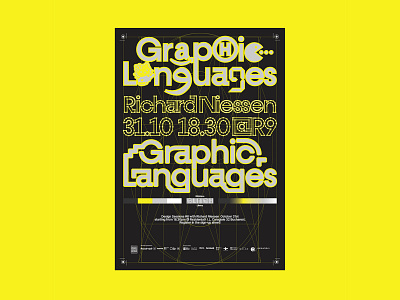 Graphic Languages branding design dutch dutch design font graphic graphicdesign icon language lettering logo poster typeface typography visual yellow