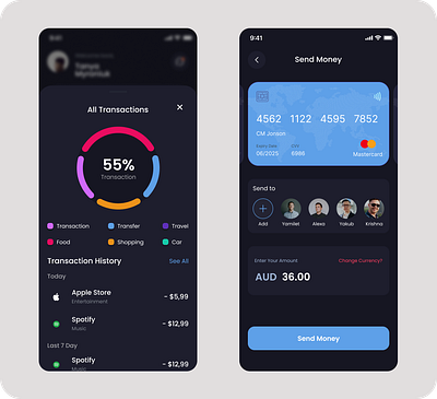 Summit Bank Mobile App UX/UI banking banking app figma figma design finance mobile app payments ui ux