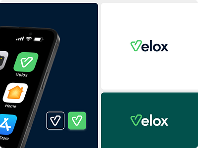 Velox Logo Design 3d animation app design branding graphic design logo motion graphics ui