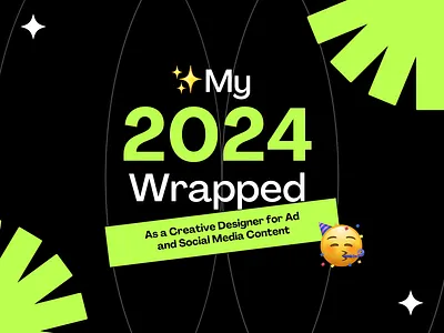 My 2024 wrapped as a visual designer 2024 wrapped ad creatives animation graphic design motion graphics social media social media content creator social media content designer video editing