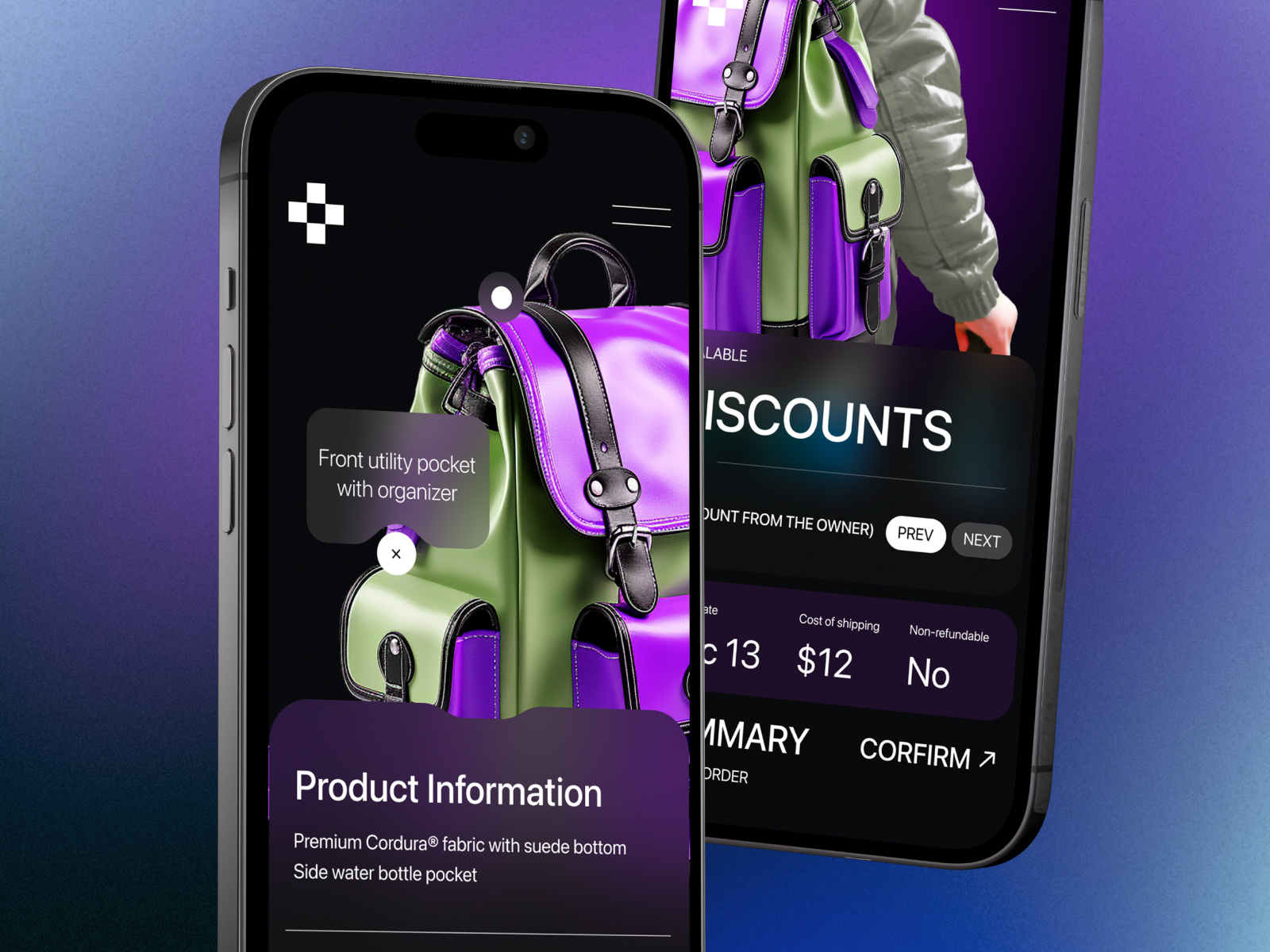 Store mobile application ui design by Roohi Koohi on Dribbble
