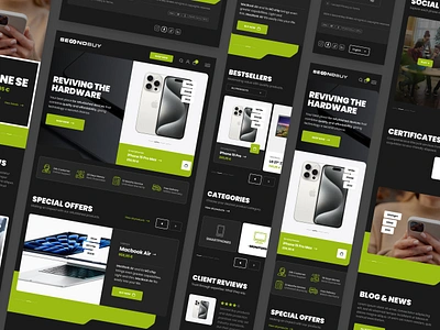 SecondBuy Mobile branding design drawingart logo responsive ui ux web website