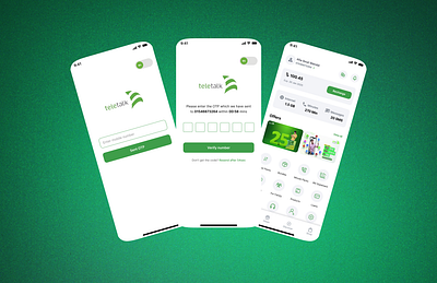 Teletalk app redesign app ui design mobile app design mobile app ui redesign teletalk ui ui design uiux user interface ux