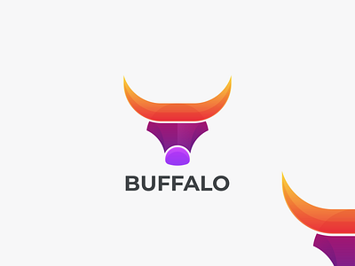 BUFFALO branding buffalo buffalo coloring buffalo logo buffalo purple logo design graphic design icon logo