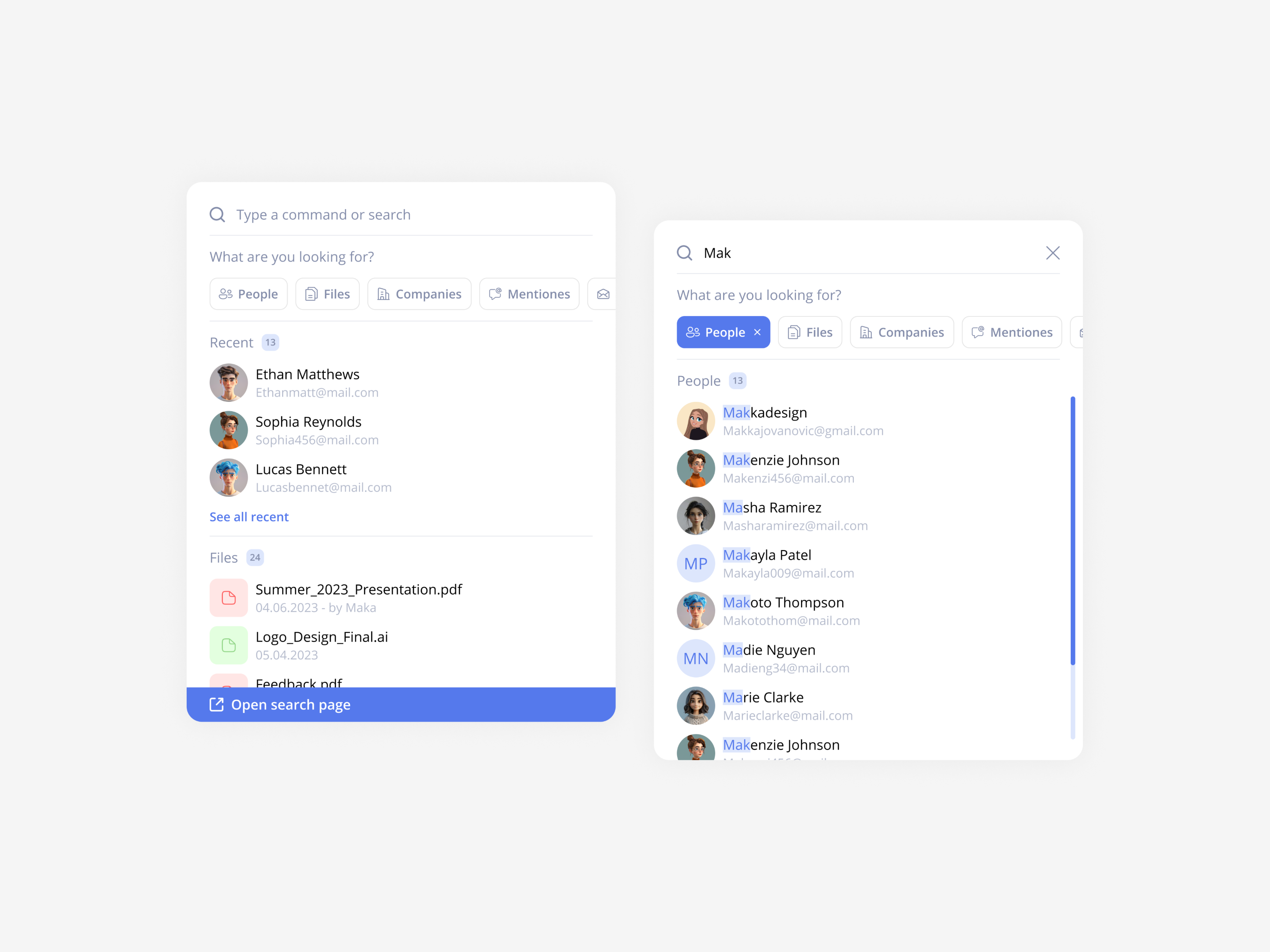 Search Result design result search ui ux