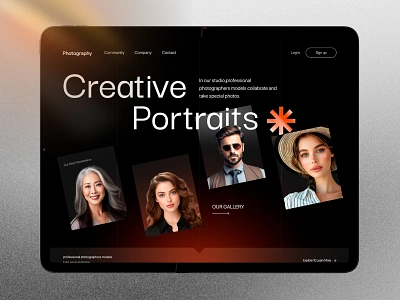 photography website ui design artist portfolio creative portfolio dynamic gallery elegant interface gallery layout image portfolio minimalist design modern design photo gallery photo website photographer portfolio photography photography portfolio photography website portfolio portfolio showcase web design website design