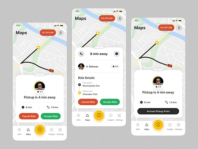 Ride-Sharing Mobile App app ui booking app car app car booking driving hire mobile app popular design product app rental ride ride share ridesharing shahinurstk02 taxi ui uiux uiux design uiuxdesign vehicle