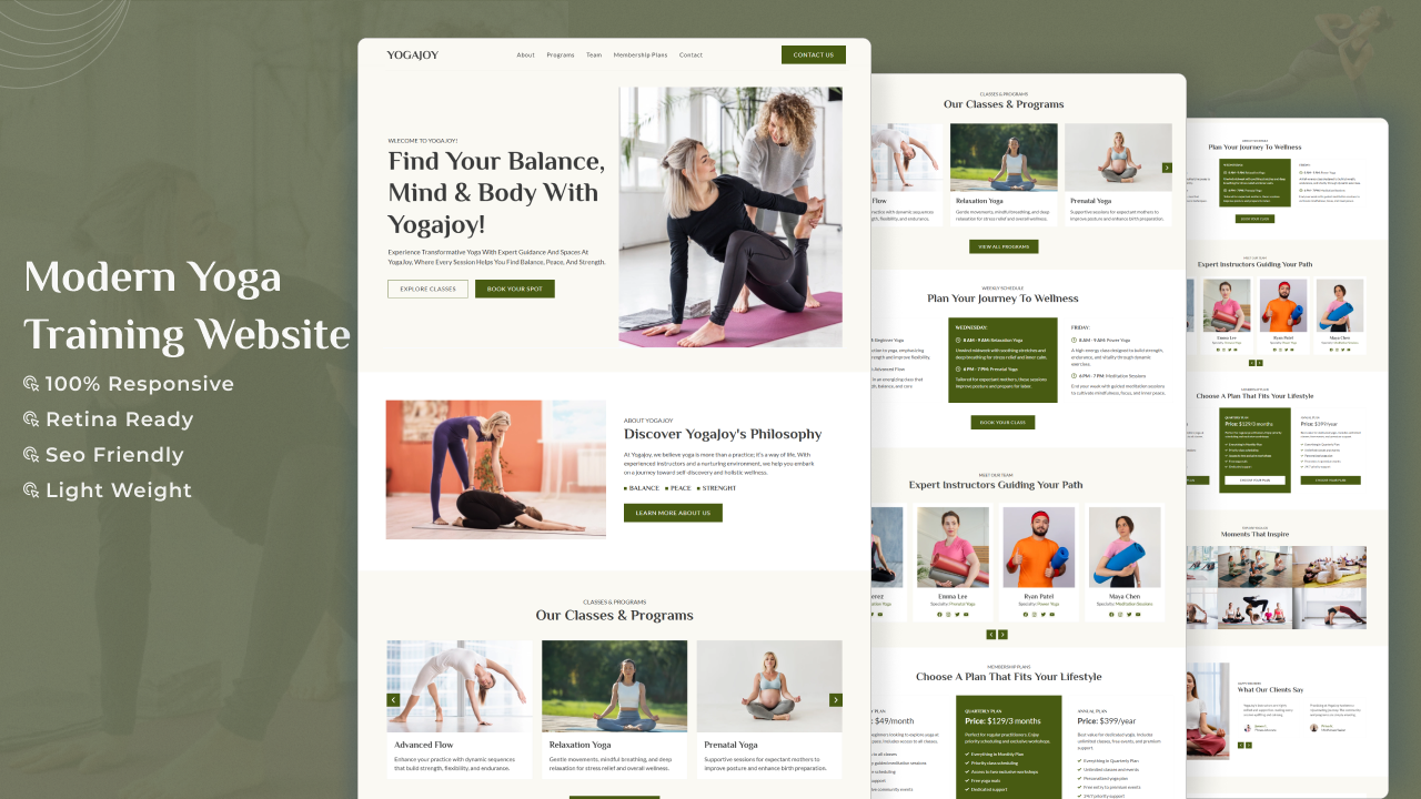 Example of Word Press Website Design Service