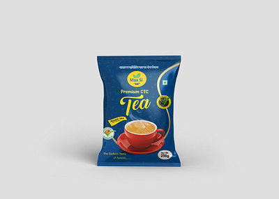 Tea Pouch Design box design brand design branding food packaging hot tea hot tea packaging design indian tea indian tea packaging design label design mockup mockup design pouch design product design tea tea branding tea packaging tea packaging design tea pouch tea pouch design