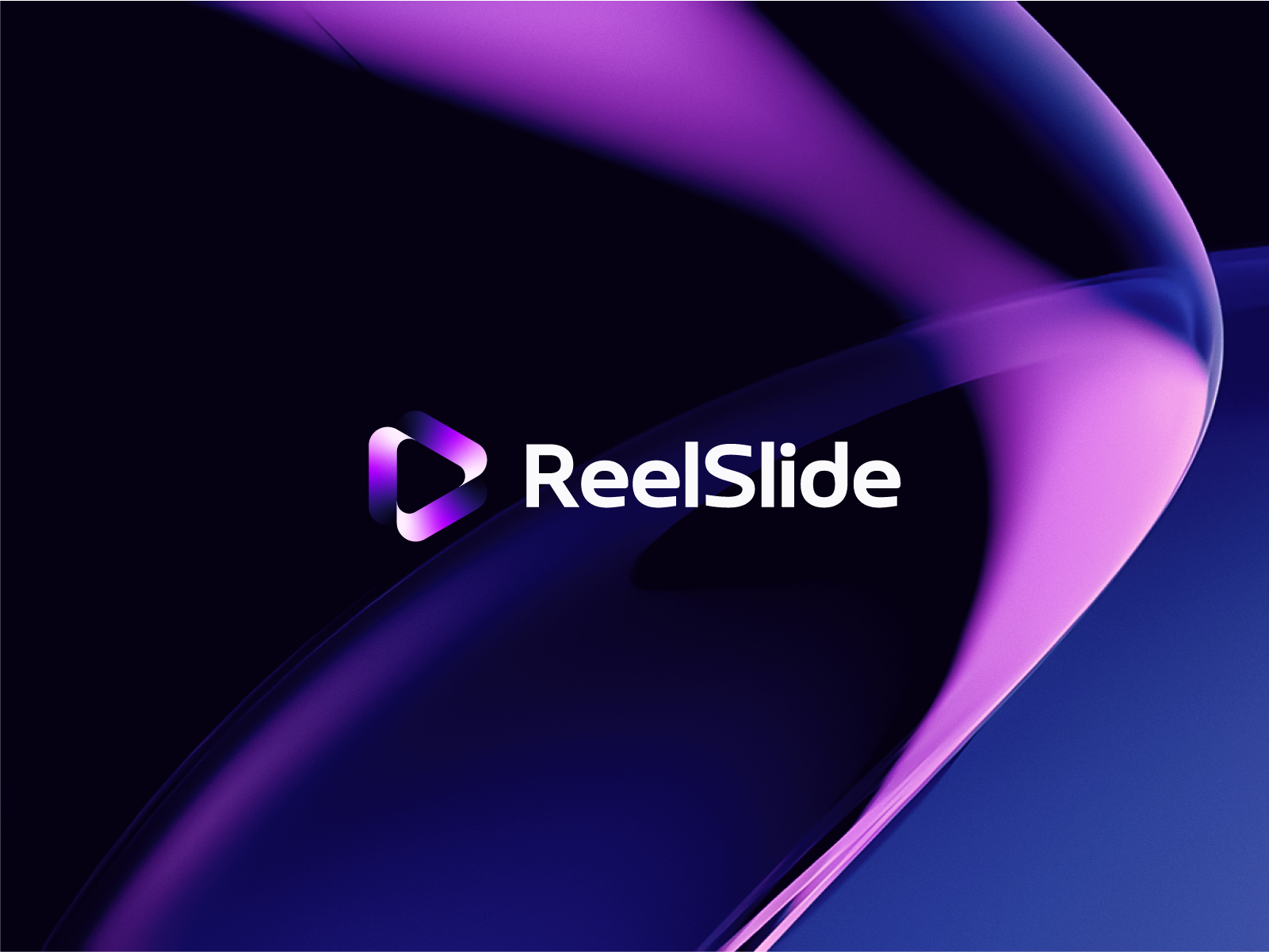 ReelSlide — Dynamic Logo Design dynamic logo gradient logo logotype minimalist motion motion logo