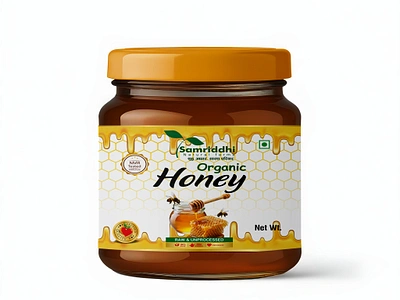 Honey Label Design box design brand design branding food branding food packaging honey honey label design honey packaging honey packaging design label design logo design mockup mockup design organic honey pouch design product design