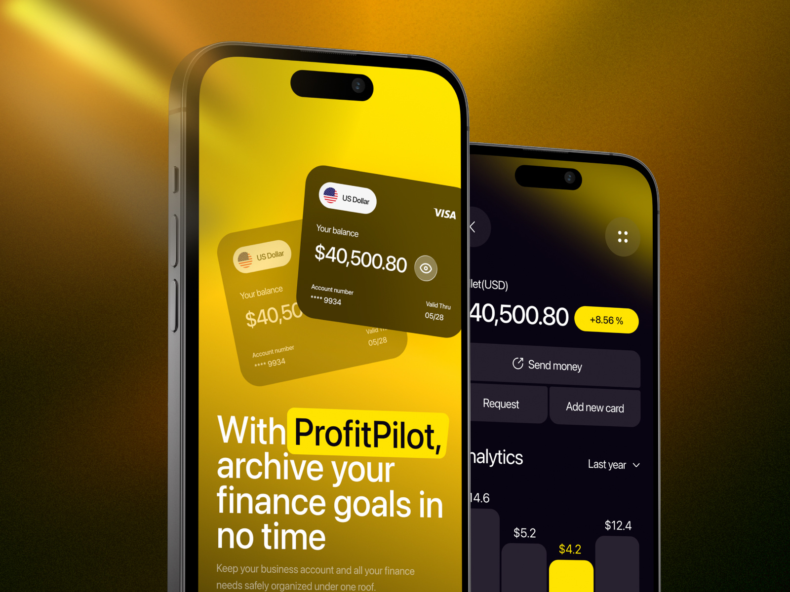 Finance Application mobile ui design by Roohi Koohi on Dribbble