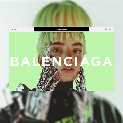 Balenciaga - redesign concept animation balenciaga clean clothing concept e commerce figma framer futuristic gen z landing page midjourney modern motion design redesign shopify ui ux web design website