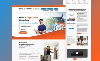 AC Services branding design figma graphic design illustration logo typography ui ux vector