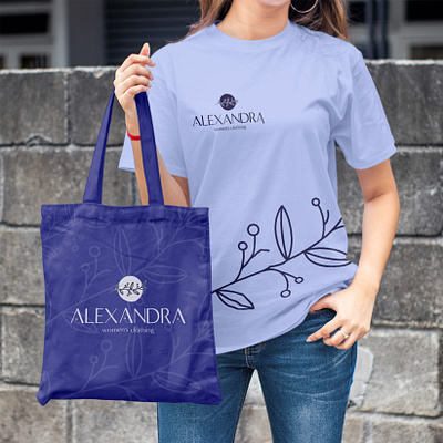 Alexandra women's clothing brand designer brand identity branding clothing clothing brand graphic designer identity logo designer logo ideas logo identity logo maker logos mockups visual identity