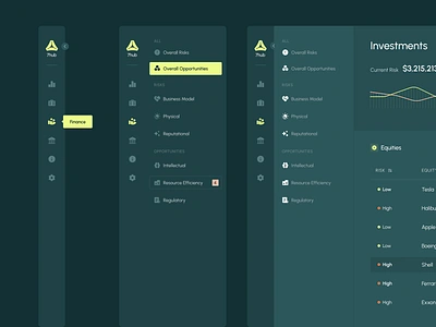 saas menu items clean dashboard navigation saas simple ui voit xandovoit