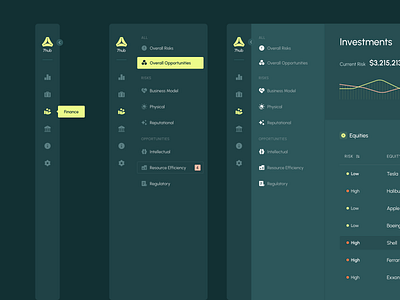 saas menu items clean dashboard navigation saas simple ui voit xandovoit