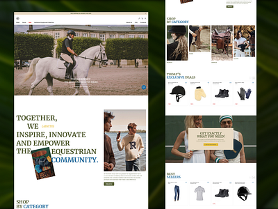 Equestrian Ammunition // E-commerce // Website design branding design e commerce e commerce ui e commerce ux equestrian ammunition graphic design illustration interface landing page logo online platform online store ui ux web design