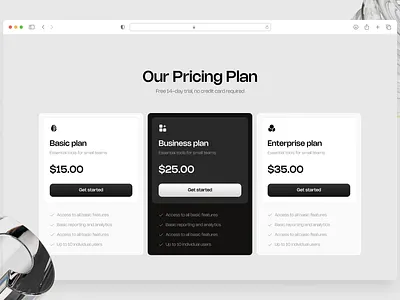 Pricing Section ui
