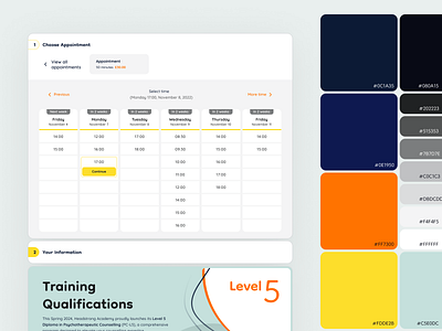 Appointment manager appointment managment mental mental health schedule ui ux uxui web app web design web platform wellness