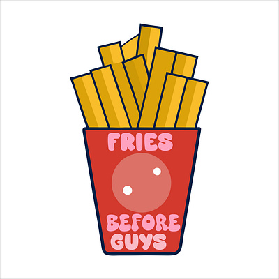 fries before guys silhouette