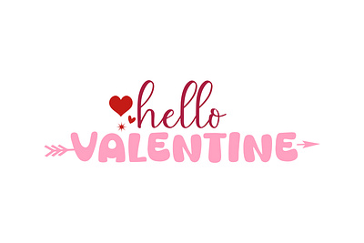 hello valentine silhouette