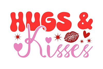 hugs & kisses silhouette