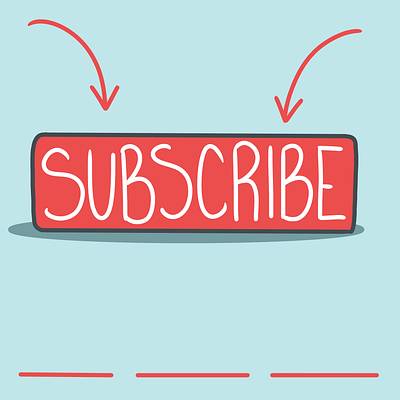 YouTube Subscribe Botton Design design graphic design