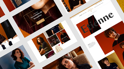 Maison Montagut - Site graphic design ui ux website