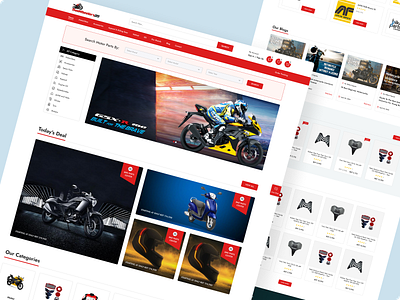 Two Wheelers BD: Multi-Vendor Bike E-Commerce Platform bikemarketplace branding ecommerce landing page modernui motorcyclestore multivendor onlinestore ui ui design web design website