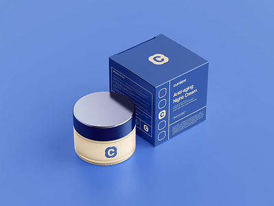 Cosmetic Cream Packaging Design box cosmetic packaging cream label cream packaging jar label label label design packaging packaging desing product design skincare packaging