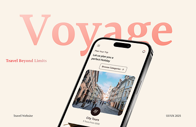 Travel Beyond Limits 3d agency agency website branding design freelancer home page illustration logo minimal typography ui ui challenge uidesign ux web web design website