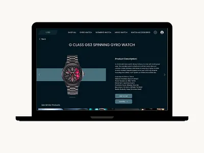 Watch product page-website app design figma homepage design landing page product page typography ui ui ux ux web website website design