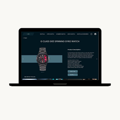 Watch product page-website app design figma homepage design landing page product page typography ui ui ux ux web website website design