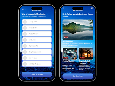 AR THERAPY APP app graphic design ui ux