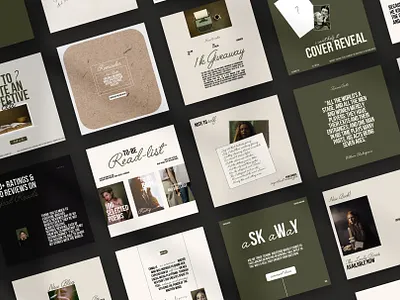 WRITERs Social Media Pack v.01 marketing post social media story template writer