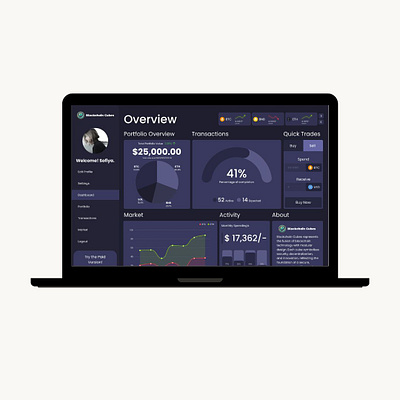 Blockchain Cube - crypto dashboard app branding crypto dashboard design figma graphic design illustration logo typography ui ui ux ux web website website design