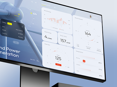 WindFarm SaaS - Renewable Energy Dashboard ai app b2b business crm dashboard design energy interface management power product renewable saas service software ui ux web web app