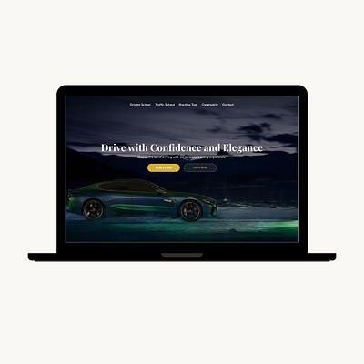 Driving School website app branding design figma graphic design hompage design illustration landing page logo typography ui ui ux ux website website design