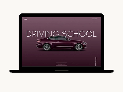 Luxury driving school website app branding design driving school website figma graphic design homepage design illustration landing page logo typography ui ui ux ux website website design